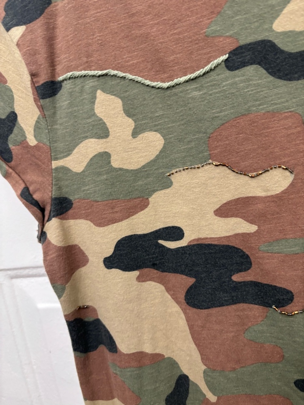 Polo by Ralph Lauren Camo Tee in Green/Tan/Black - Picture 8 of 11